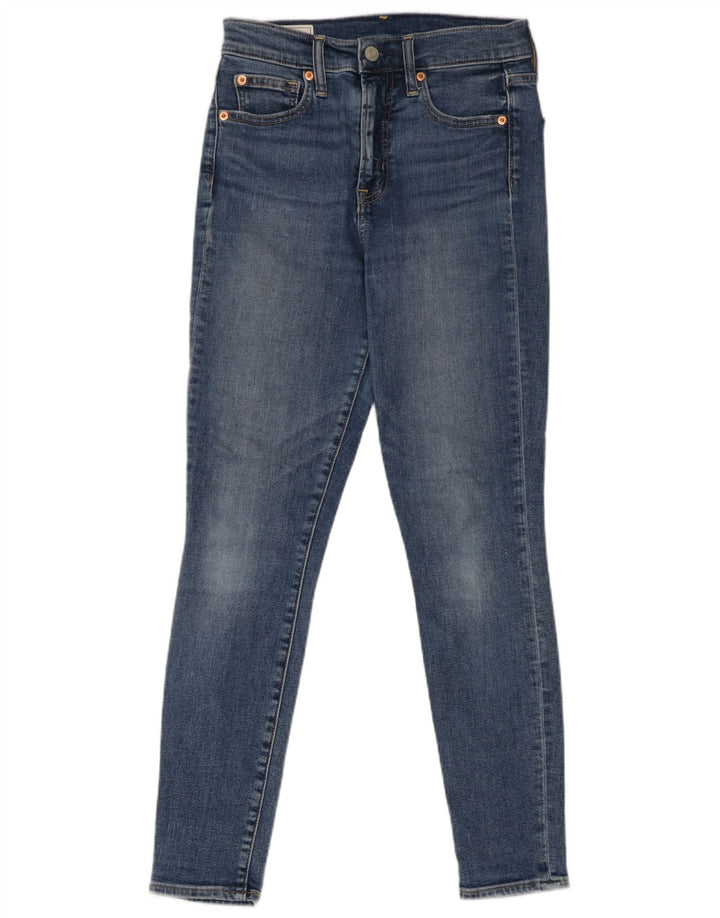 Gap Dame Højtliggende Skinny Jeans W27 L27 Blå