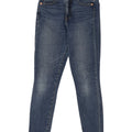 Gap Dame Højtliggende Skinny Jeans W27 L27 Blå