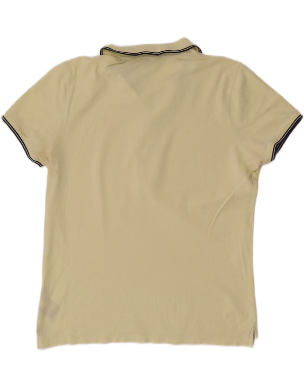 Blauer herre poloshirt XL gul bomuld
