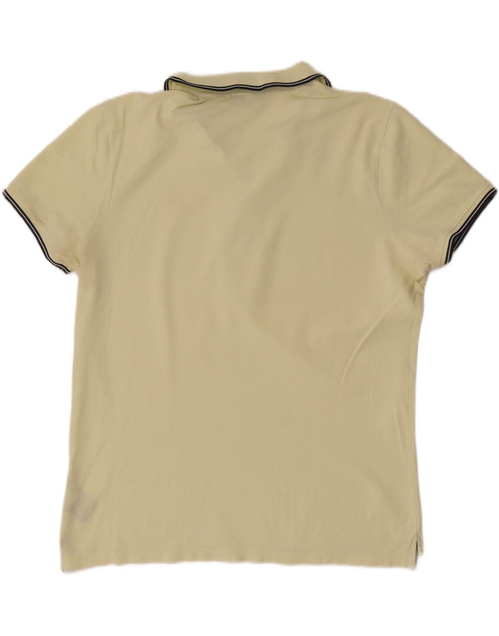 Blauer herre poloshirt XL gul bomuld