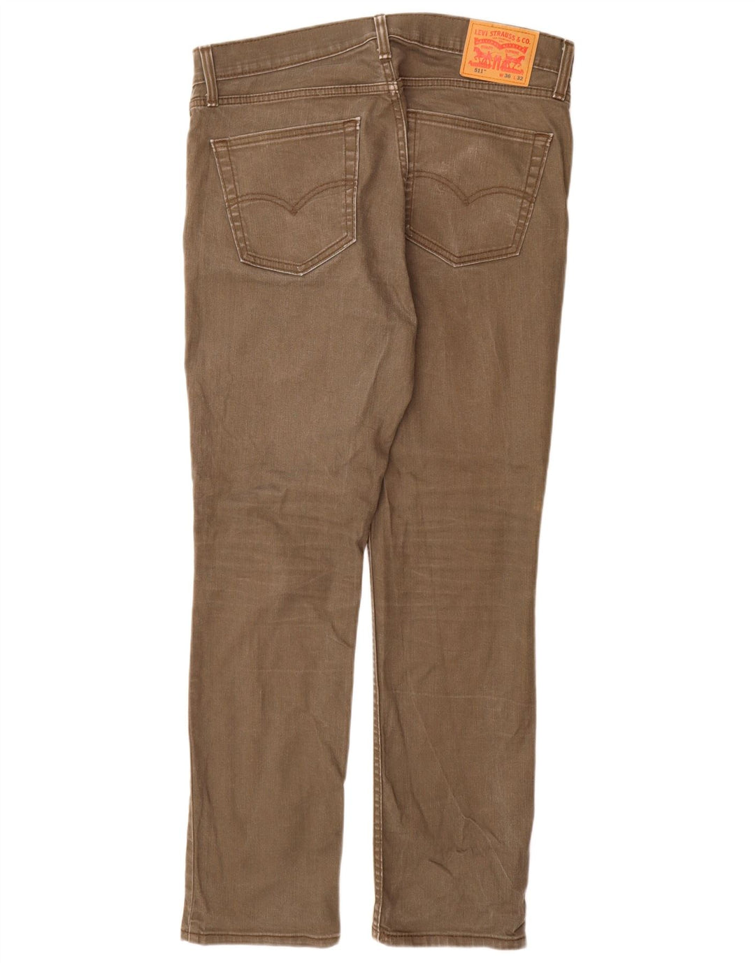 Levi's Herre 511 Slim Jeans W36 L32 Grå Bomuld