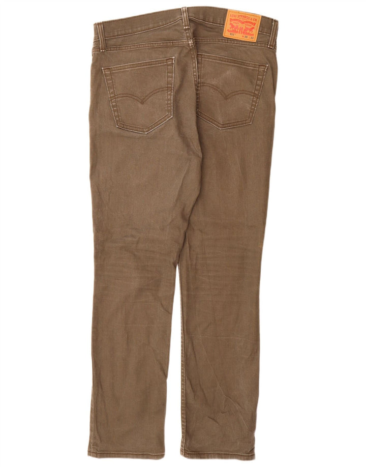 Levi's Herre 511 Slim Jeans W36 L32 Grå Bomuld
