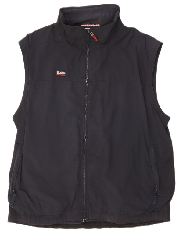 Slam Herre Gilet UK 46 3XL Navy Blue Nylon