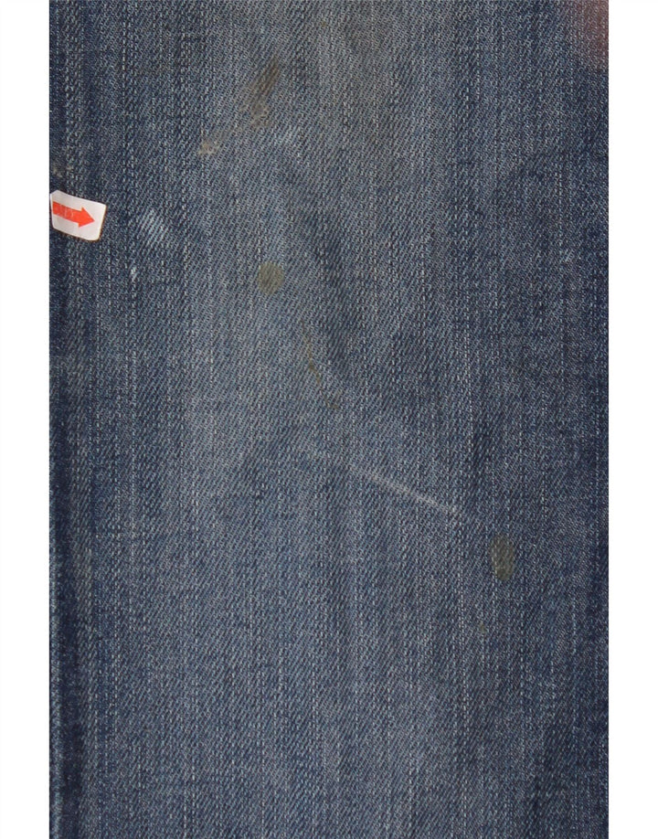 LEE Herre Knox Straight Jeans W32 L34 Marineblå Bomuld