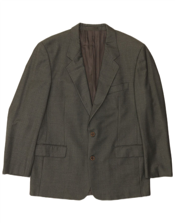 Hugo Boss Herre 2-knaps blazerjakke EU 52 XL Grå uld