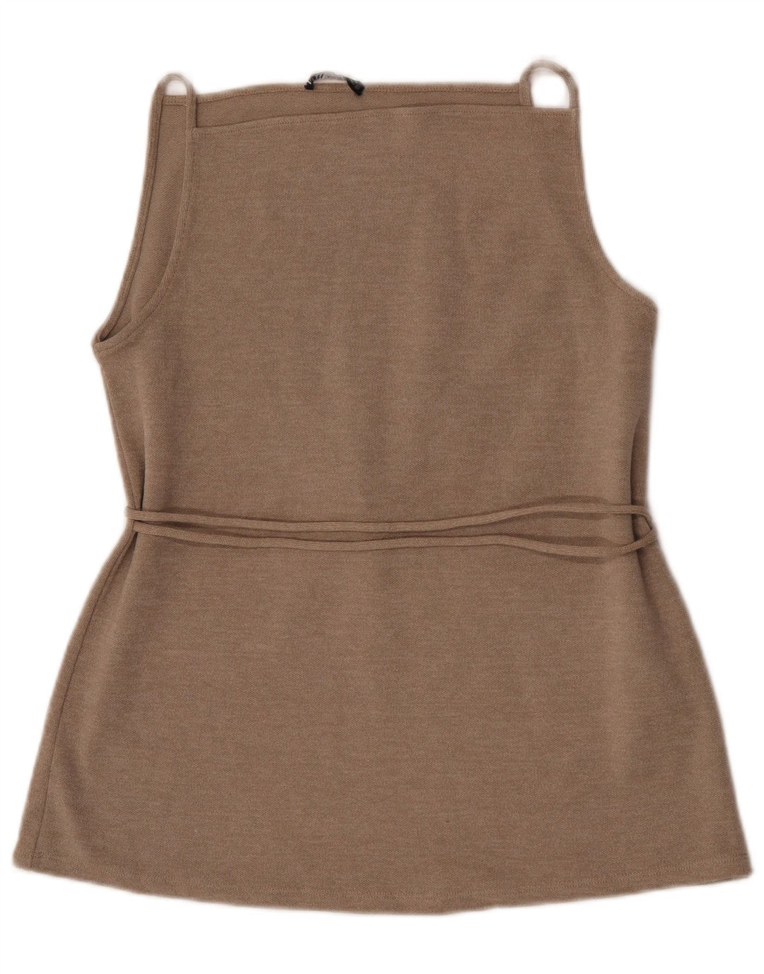 Zara Damevest Top UK 12 Medium Beige Bomuld
