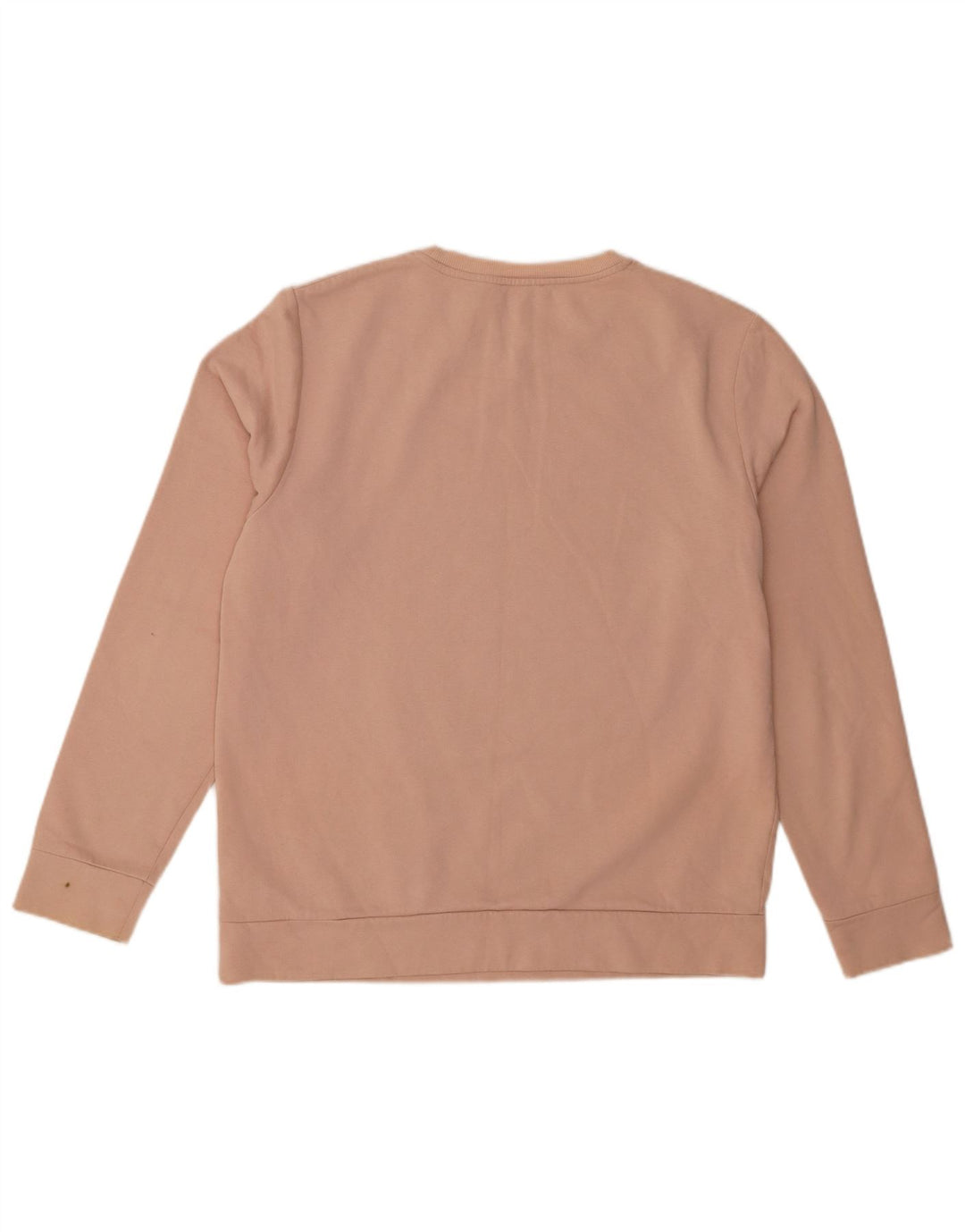 Cos Dame Sweatshirt Jumper UK 14 Medium Pink Colourblock Bomuld
