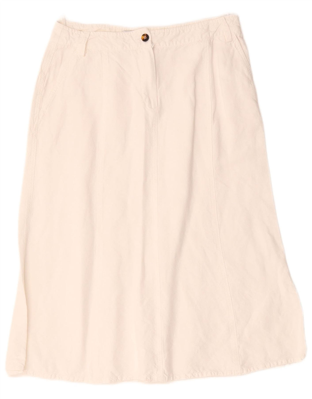 Marella Dame A-Line Nederdel UK 10 Small W28 White Linen
