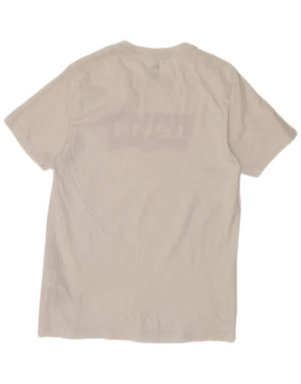 Levi's Herre grafisk T-shirt top mellem hvid bomuld