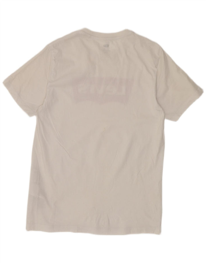 Levi's Herre grafisk T-shirt top mellem hvid bomuld