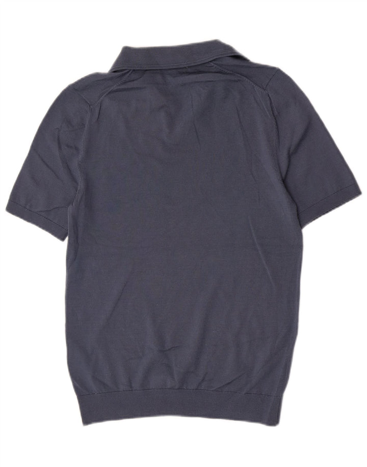 Reiss herre polo shirt lille blå uld