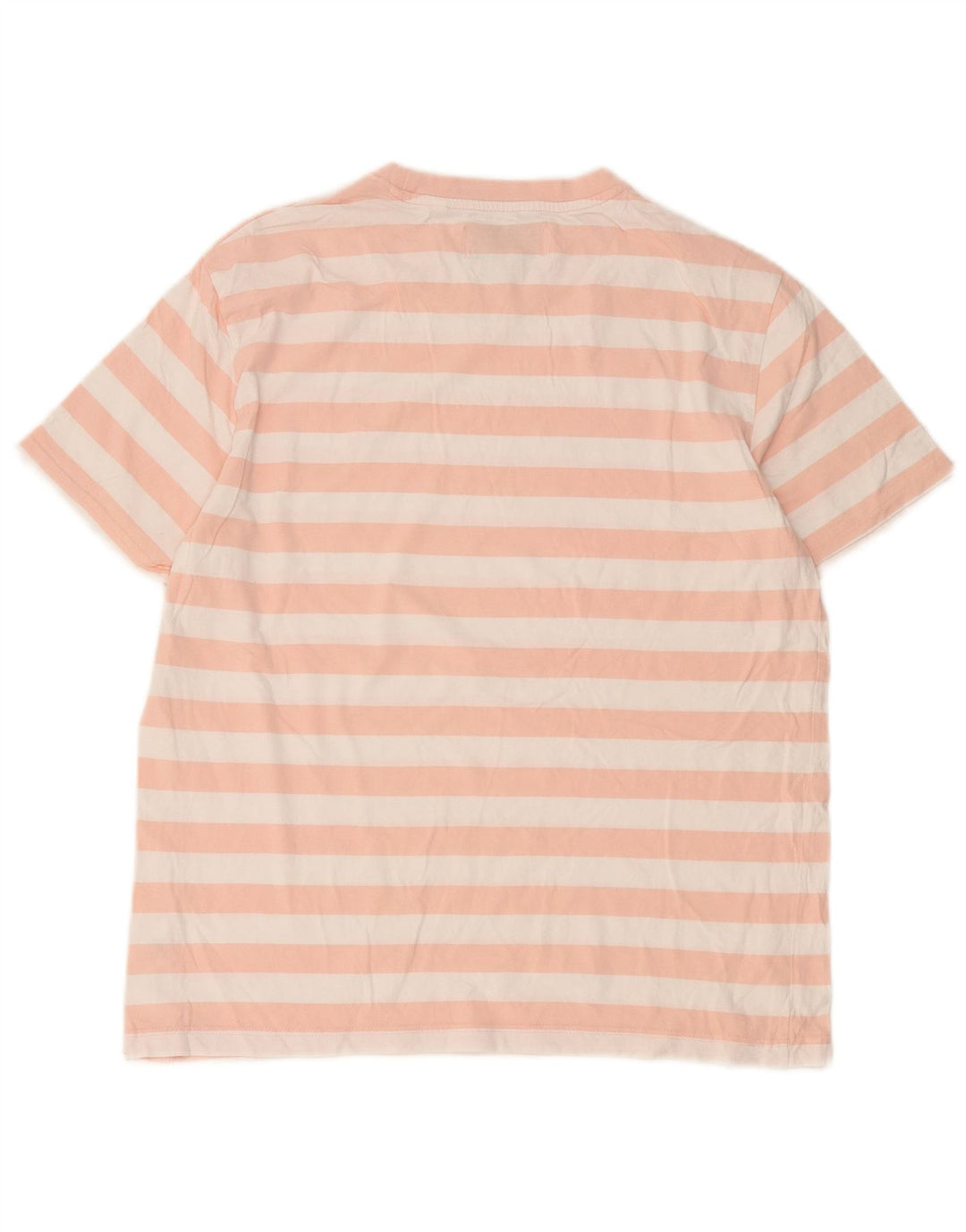 Penguin Herre T-Shirt Top Stor Pink Stribet Bomuld