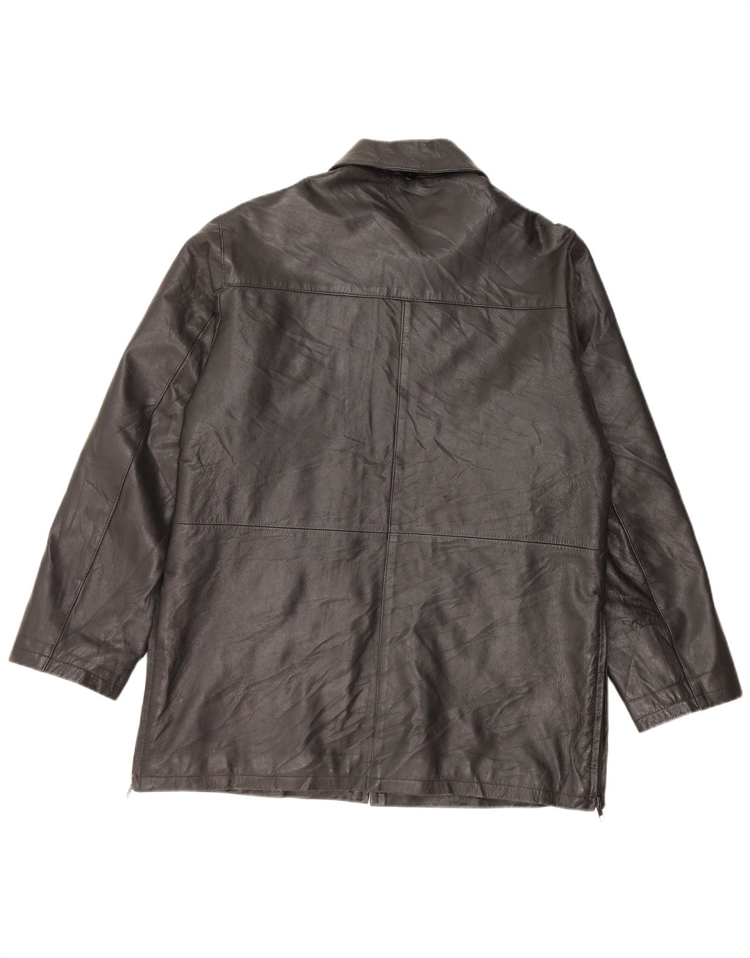 CONBIPEL Herre Læderjakke IT 44 XS Sort Læder