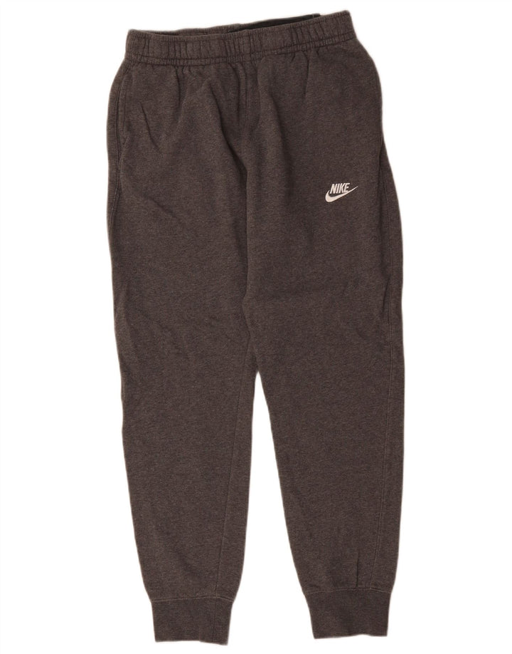Nike træningsdragt bukser til mænd, joggers, små grå flækkede bomuld