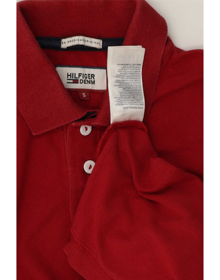 Tommy Hilfiger Herre grafisk poloshirt Lille rød bomuld