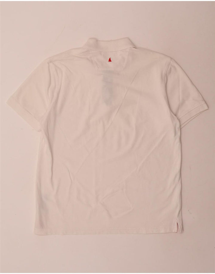 MUSTO Herre poloshirt Stor hvid bomuld