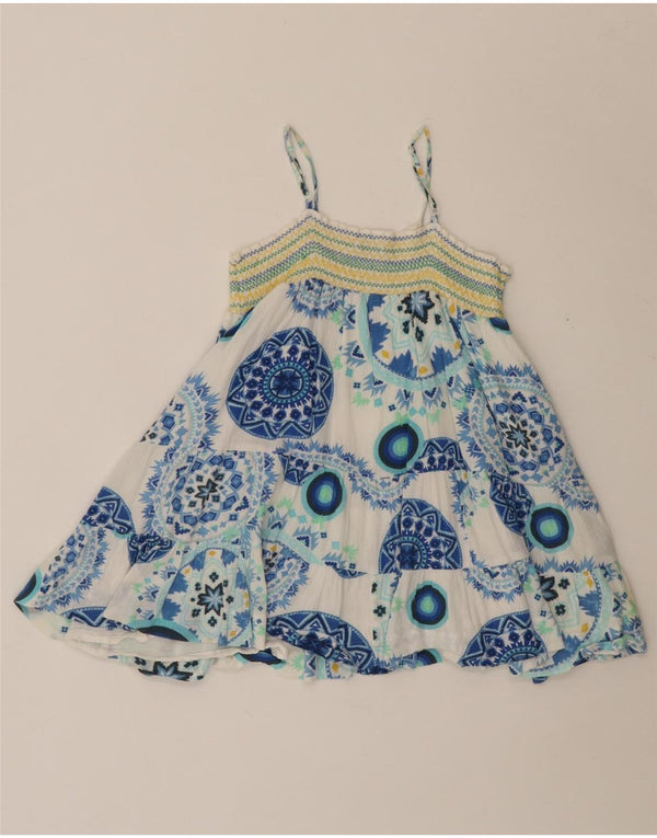 DESIGUAL Girls Sundress 5-6 Years Multicoloured Geometric Cotton