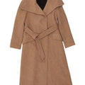 Zara Dame Loose Fit Overfrakke UK 6 XS Beige