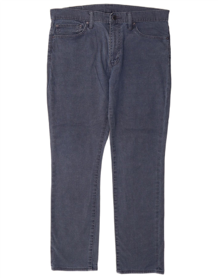 Levi's Slim Jeans til mænd W36 L30 blå bomuld