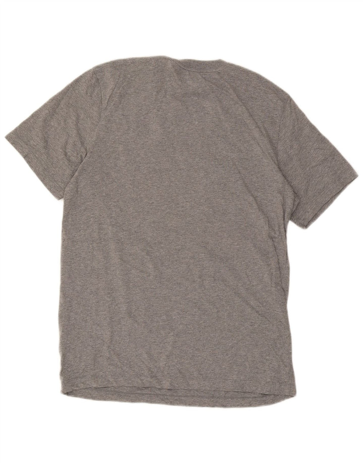 Jordan Herre grafisk T-shirt top mellemgrå bomuld