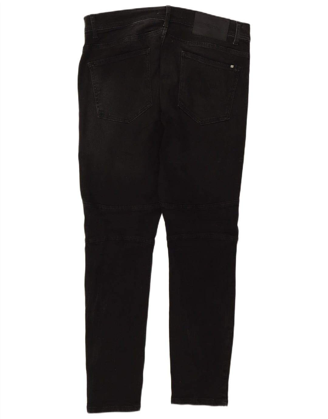 Zara Herre Skinny Jeans EU 44 Large W34 L30 Sort Bomuld