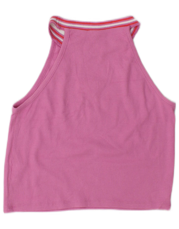 Fila Girls Crop Halter Top 13-14 år Pink Bomuld