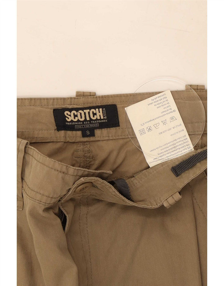 Scotch & Soda Herre Cargo Shorts Små W29 Beige Nylon