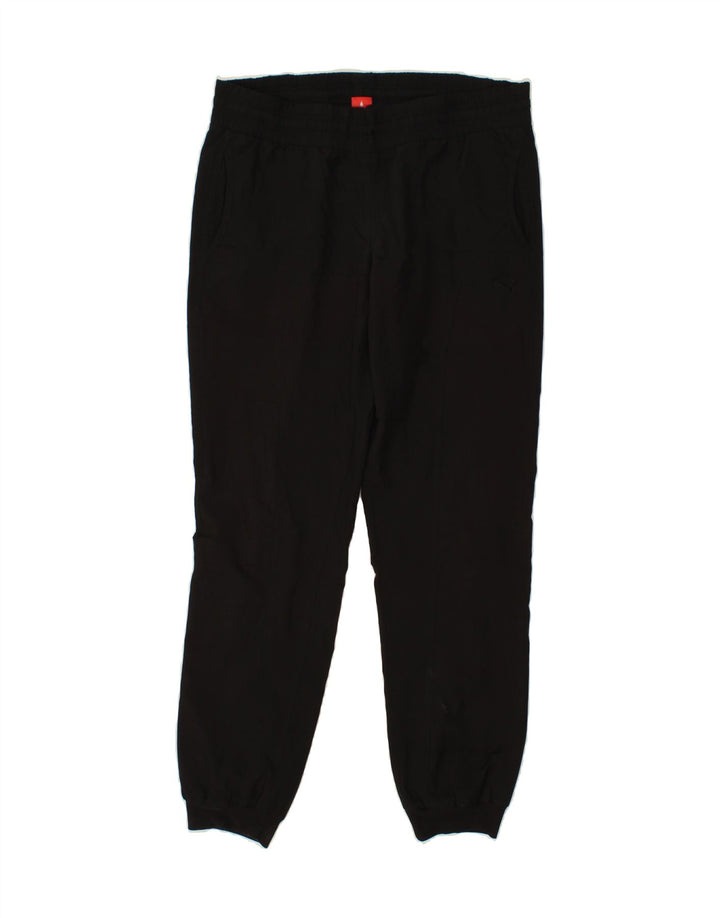 PUMA Womens Tracksuit Trousers Joggers UK 14 Large Black Polyester Vintage Puma and Second-Hand Puma from Messina Hembry 