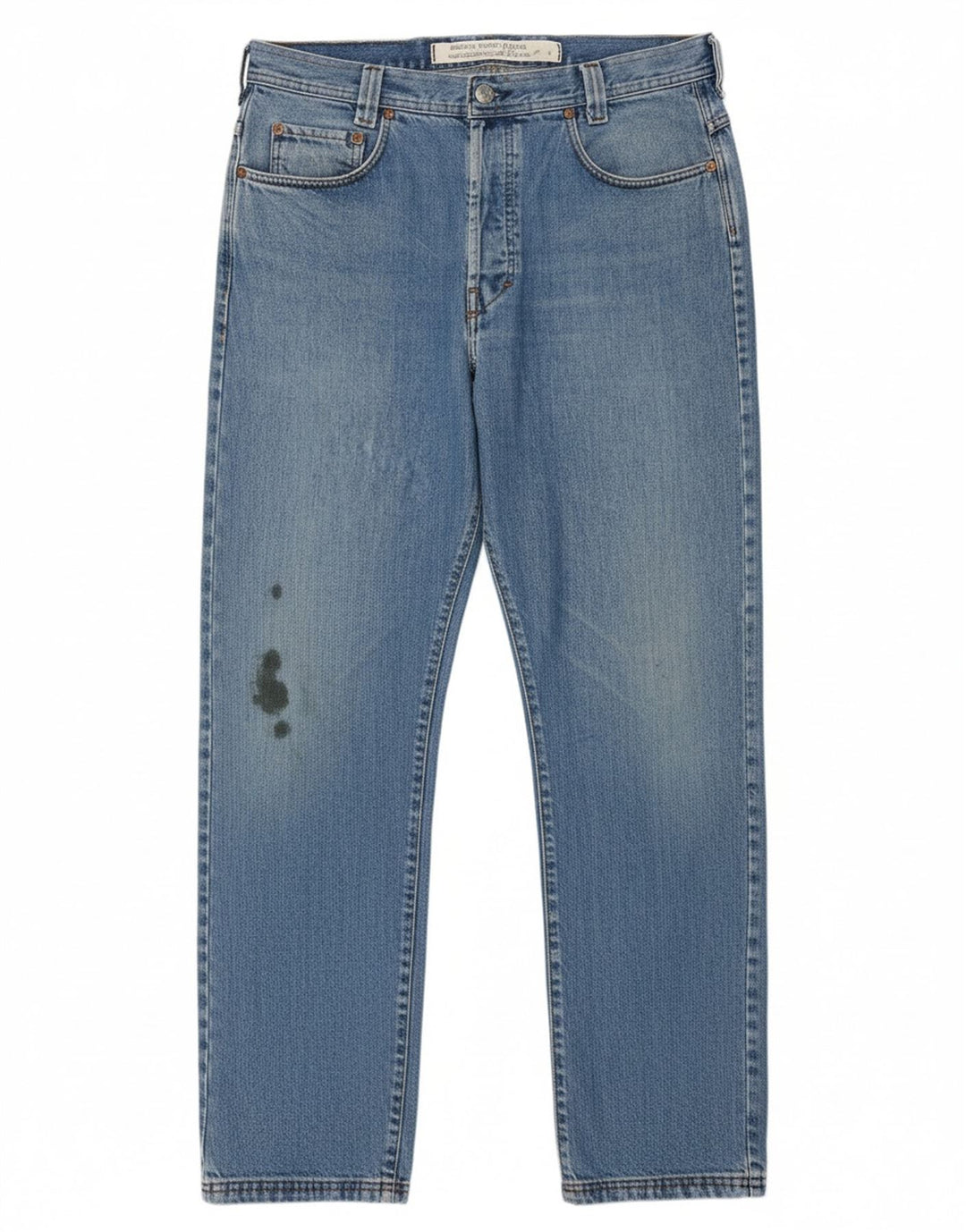 DIESEL Mens Straight Jeans W33 L34 Blue Classic