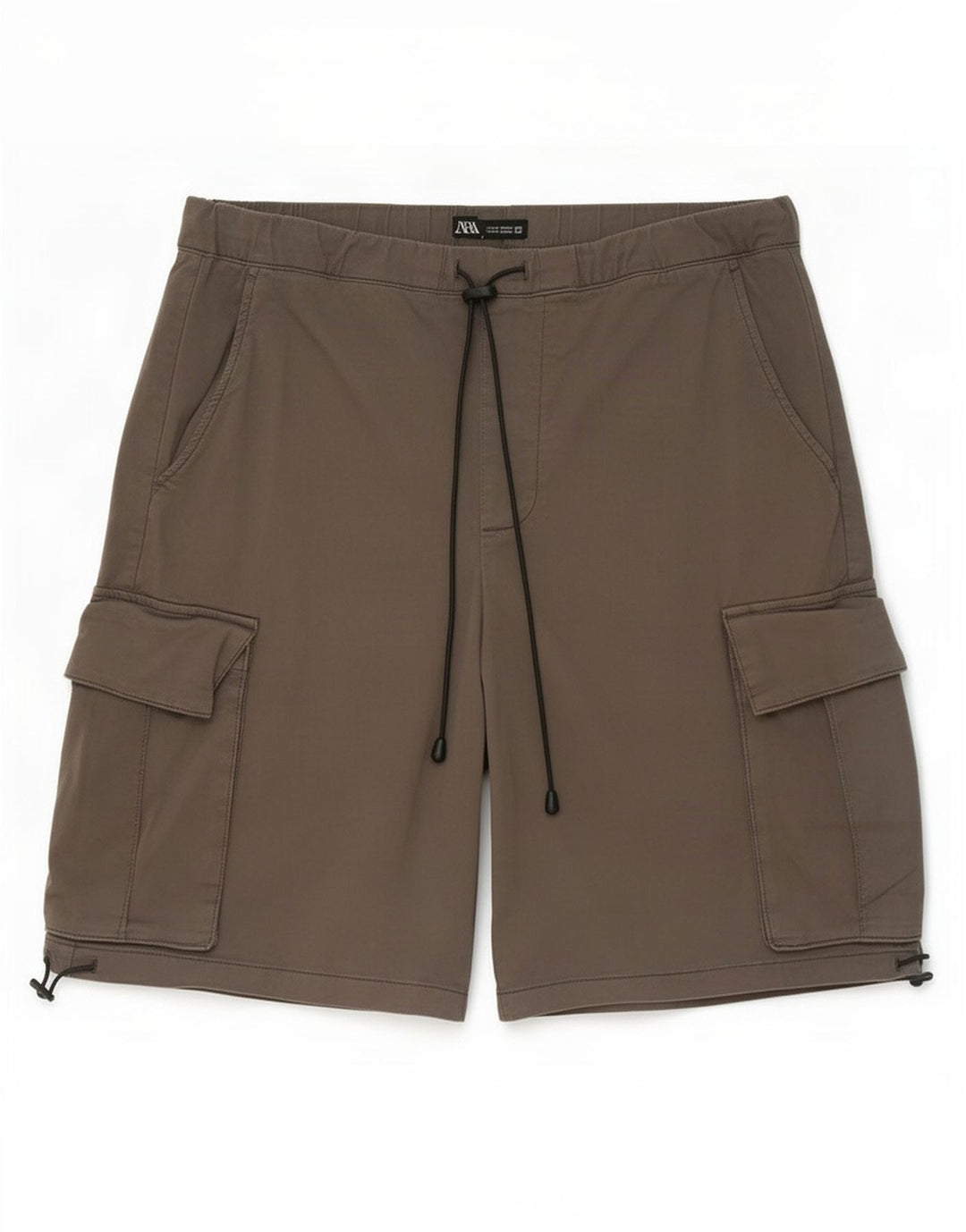 Zara Herre Cargo Shorts Medium W31 Grå Bomuld