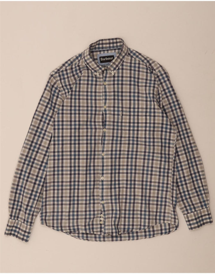 Barbour Herreskjorte Medium Blue Gingham