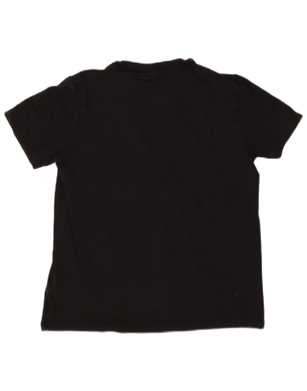 Adidas Dame Grafisk T-Shirt Top UK 12 Medium Sort