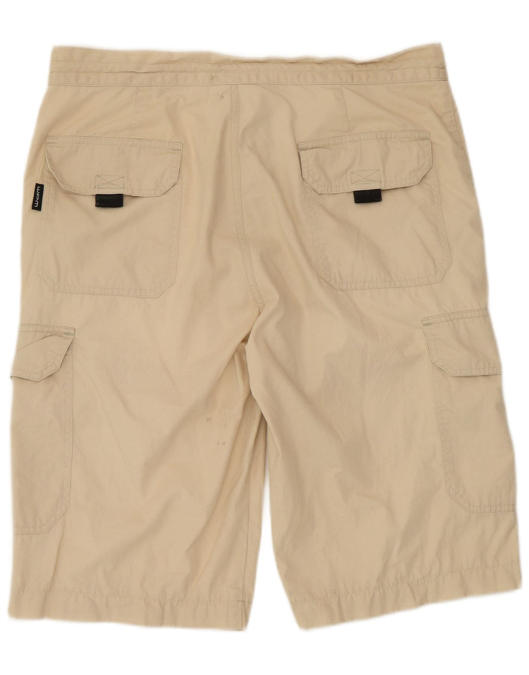 VINTAGE Herre Cargo Shorts IT 50 Large W34 Beige Bomuld