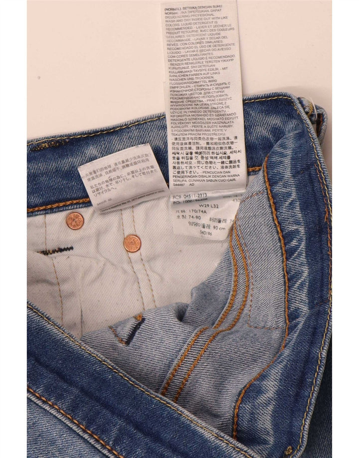 Levi's Herre 511 Slim Jeans W29 L29 Blå Bomuld