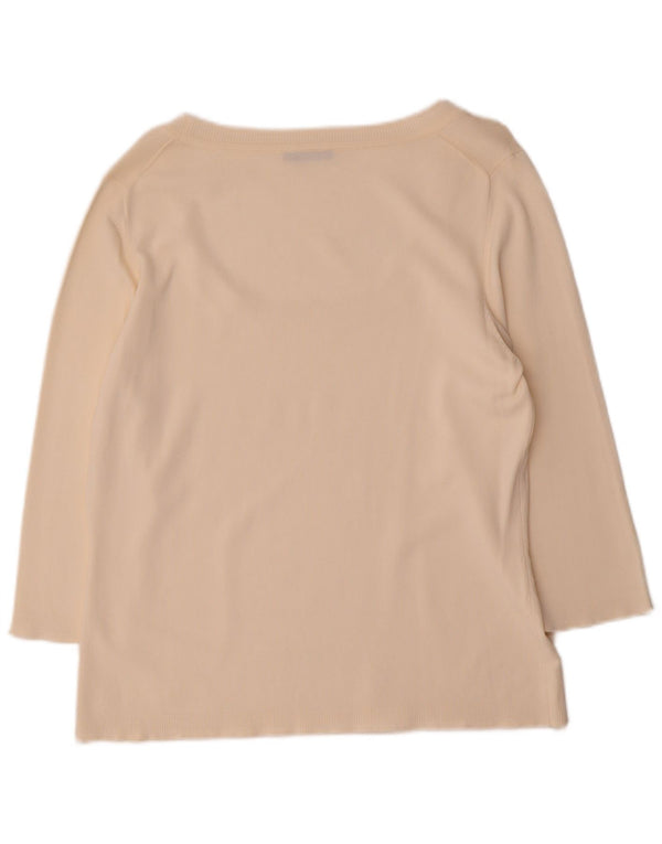 Marella Dame Top 3/4 ærmer UK 20 2XL Off White