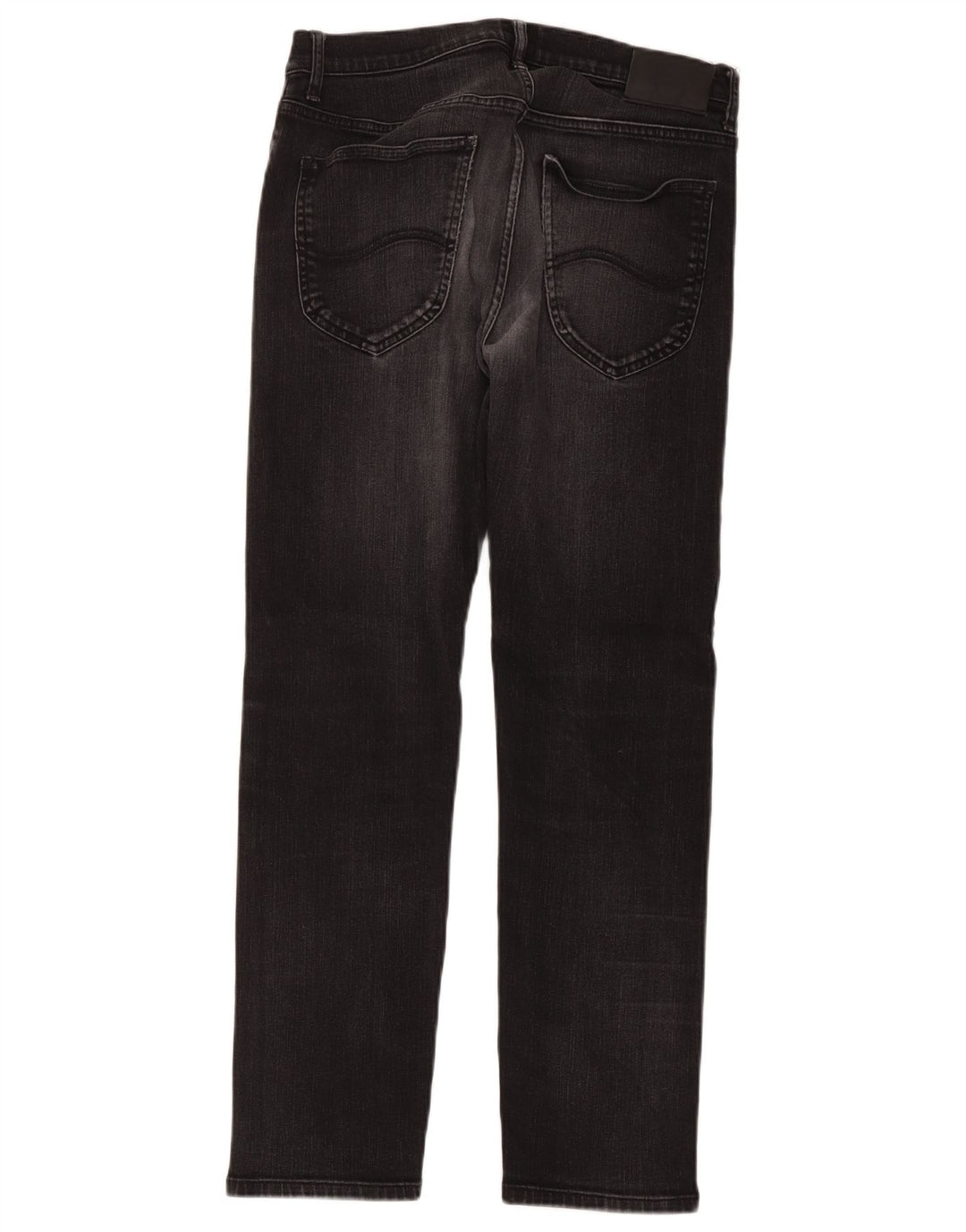 Lee Mens Daren Regular Straight Jeans W32 L30 Sort Bomuld