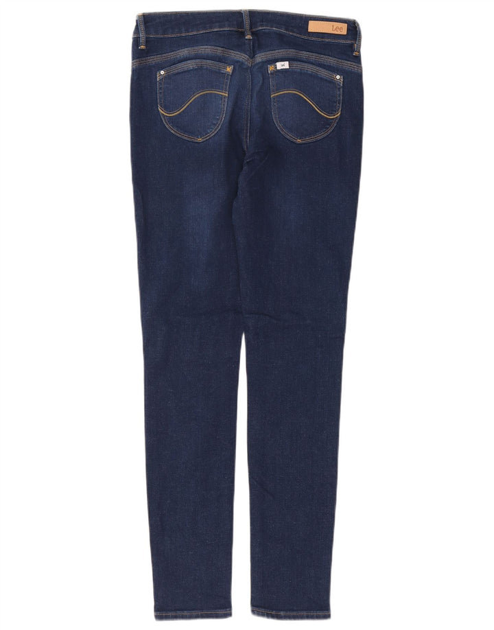 LEE Dame Skinny Jeans W28 L29 Blå Bomuld