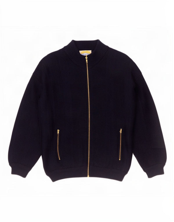 Settebello Herre cardigan sweater Medium Marineblå Uld