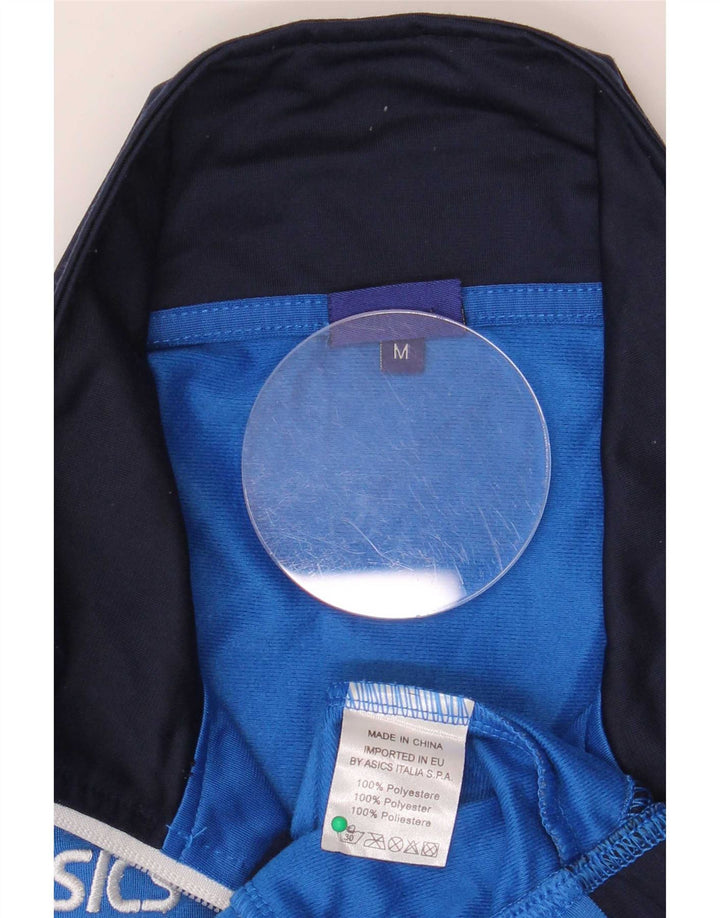 Asics Træningsdragt til mænd Topjakke Medium Blue Colourblock Polyester