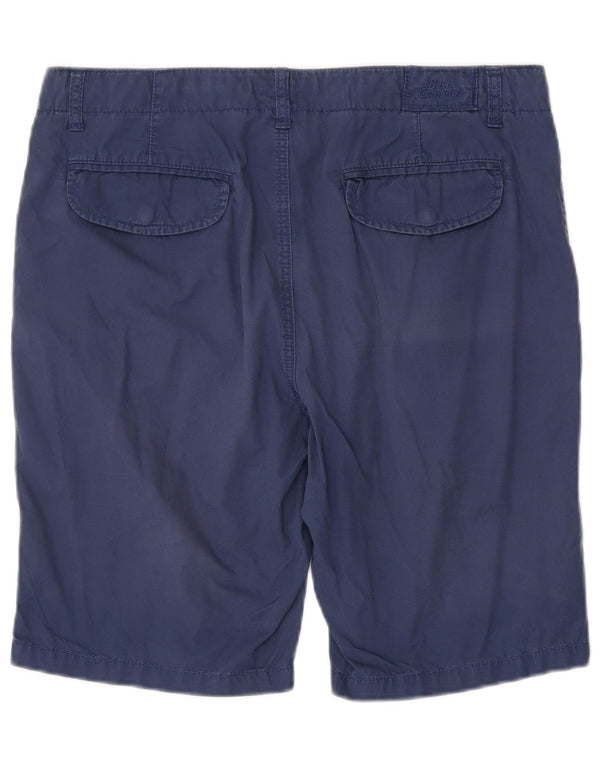 Best Company Herre Chino Shorts IT 50 Large W34 Navy Blue Cotton