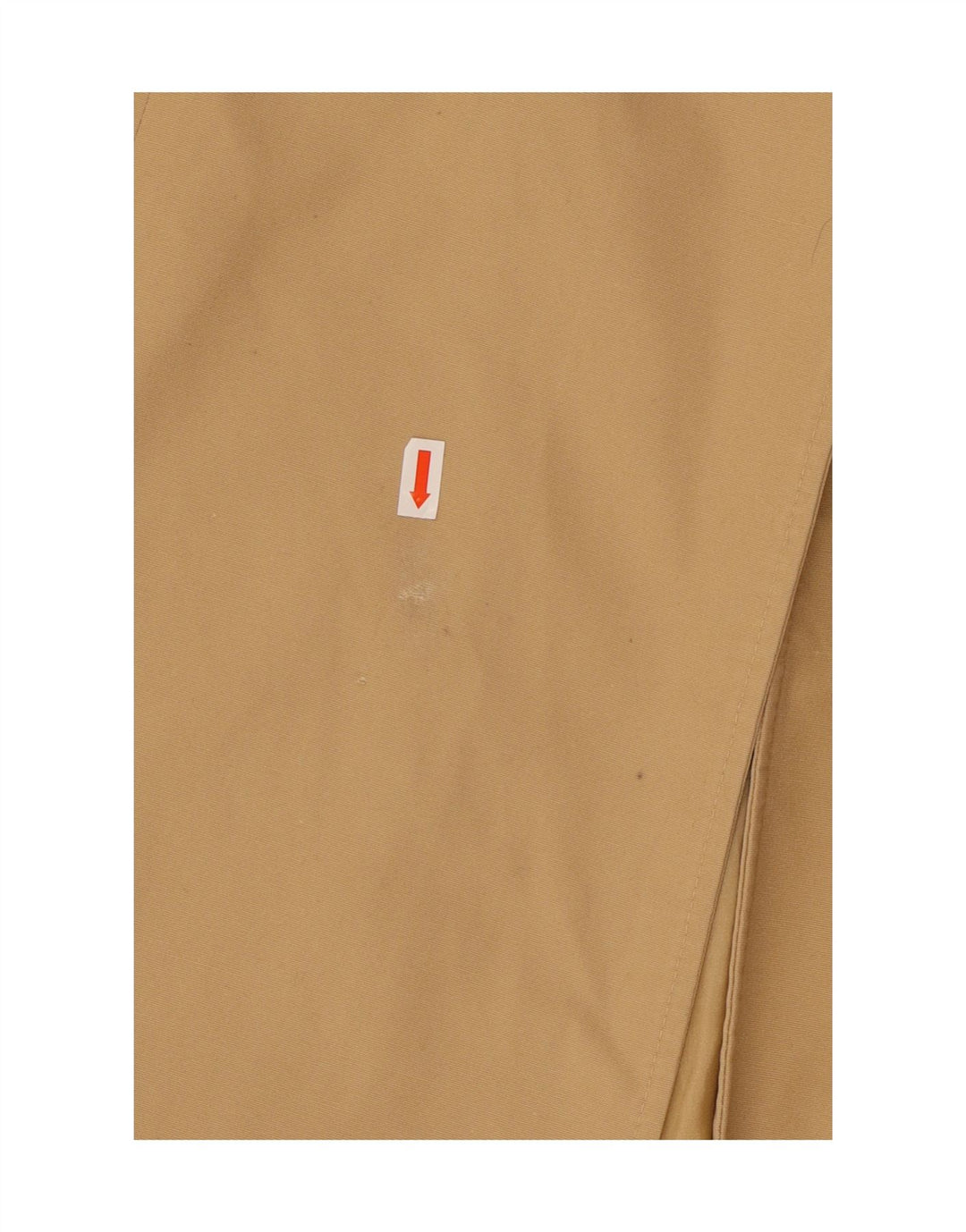 VINTAGE Womens Double Breasted Coat UK 16 Large Beige Polyester Vintage Vintage and Second-Hand Vintage from Messina Hembry 