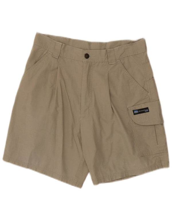 Decathlon Herre Pegged Cargo Shorts Medium W30 Khaki Cotton