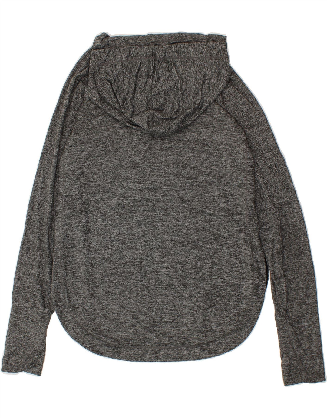 ATHLETA Womens Hooded Top Long Sleeve UK 6 XS Grey Polyester Vintage Athleta and Second-Hand Athleta from Messina Hembry 