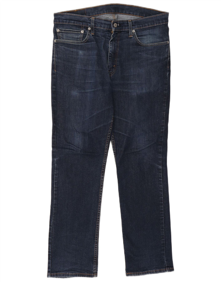Levi's Herre 511 Slim Jeans W36 L30 Marineblå Bomuld