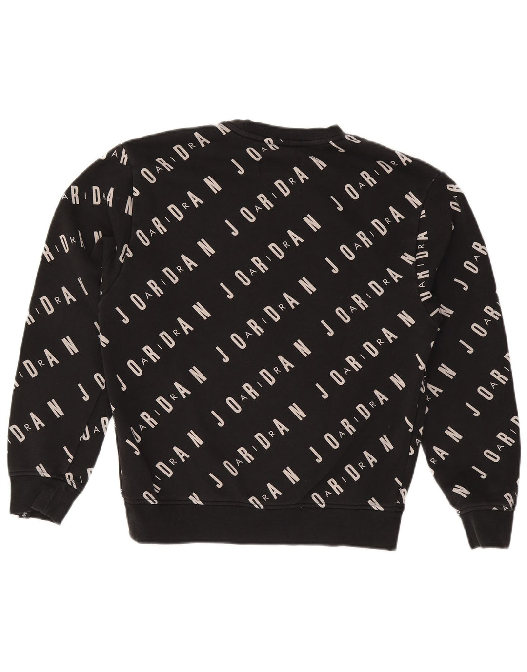 Jordan Herre grafisk sweatshirt jumper lille sort bomuld