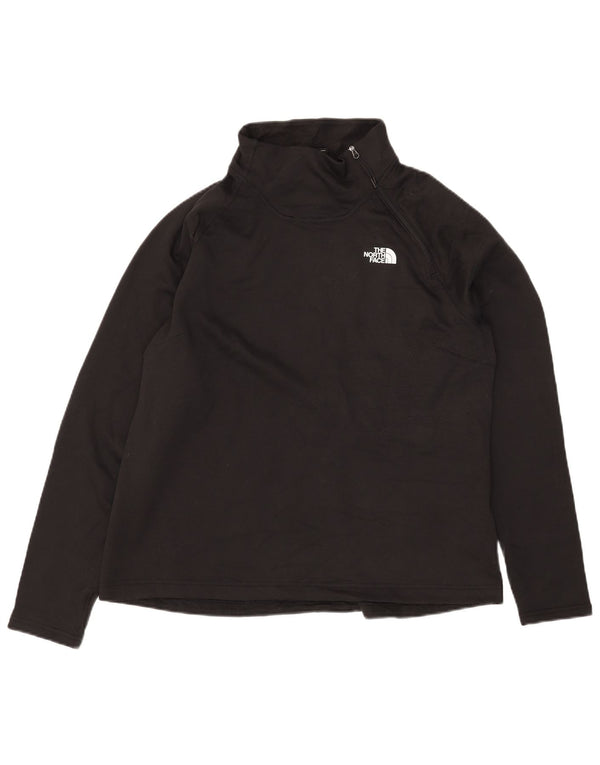 The North Face Womens Zip Neck Pullover Tracksuit Top UK 18 XL Sort