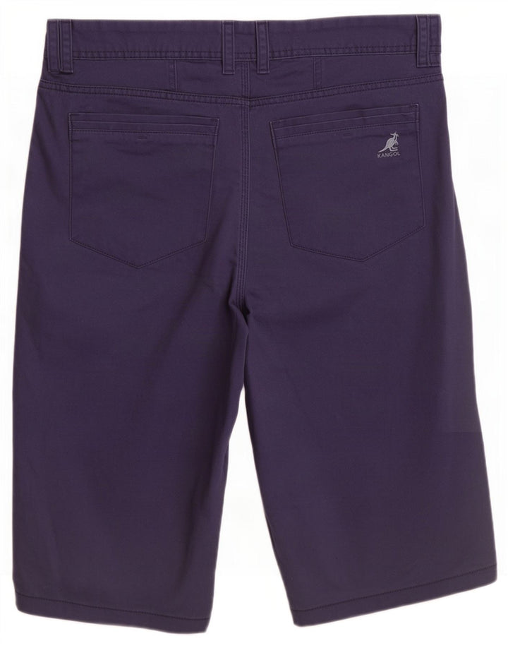 Kangol Herre Chino Shorts Medium W32 Marineblå Bomuld