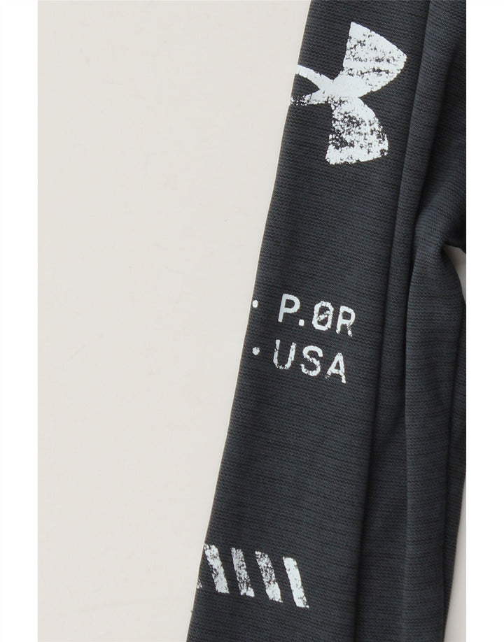 Under Armour Boys Grafisk Pullover Træningsdragt Top 9-10 år Medium Grå
