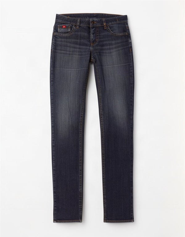 Gas Womens Slim Jeans W28 L33 Navy Blue Cotton