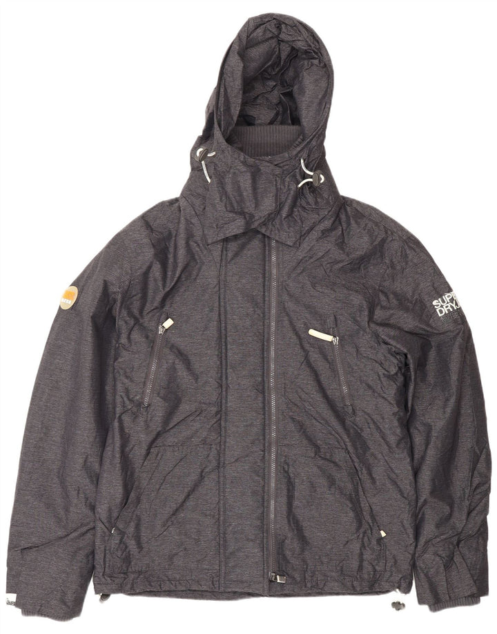 SUPERDRY Windhiker Windbreaker-jakke til mænd UK 42 XL Grå nylon